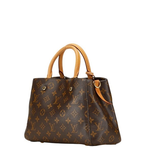 LOUIS VUITTON Brown Monogram Leather Shoulder Bag - Picture 2 of 13